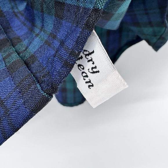 Vintage Pendleton Shirt Mens L Green Blackwatch Tartan Flannel Long Sleeve Wool - Picture 7 of 10